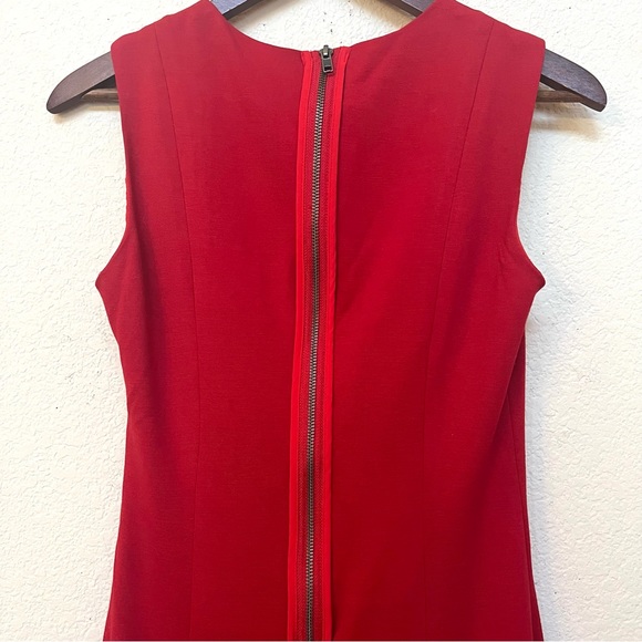 Patrizia Luca Milano Red Sleeveless Sheath Dress B18/20 - Picture 3 of 8